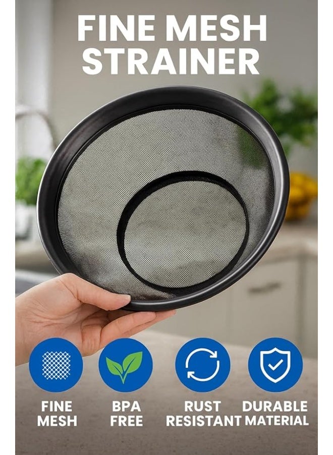 Mesh strainer (sieve) set - 3 pieces - Image 5